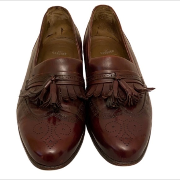 BALLY Gardner Wing Tip Switzerland Shoe Cordovan 8 - Picture 1 of 9